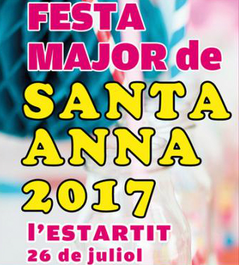 Festa Major de Santa Anna 2017 a l'Estartit. Font: web de Turisme de l'Estartit