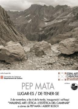 Exposició "Lugar-es / De-tener-se", de Pep Mata. Fotografia 